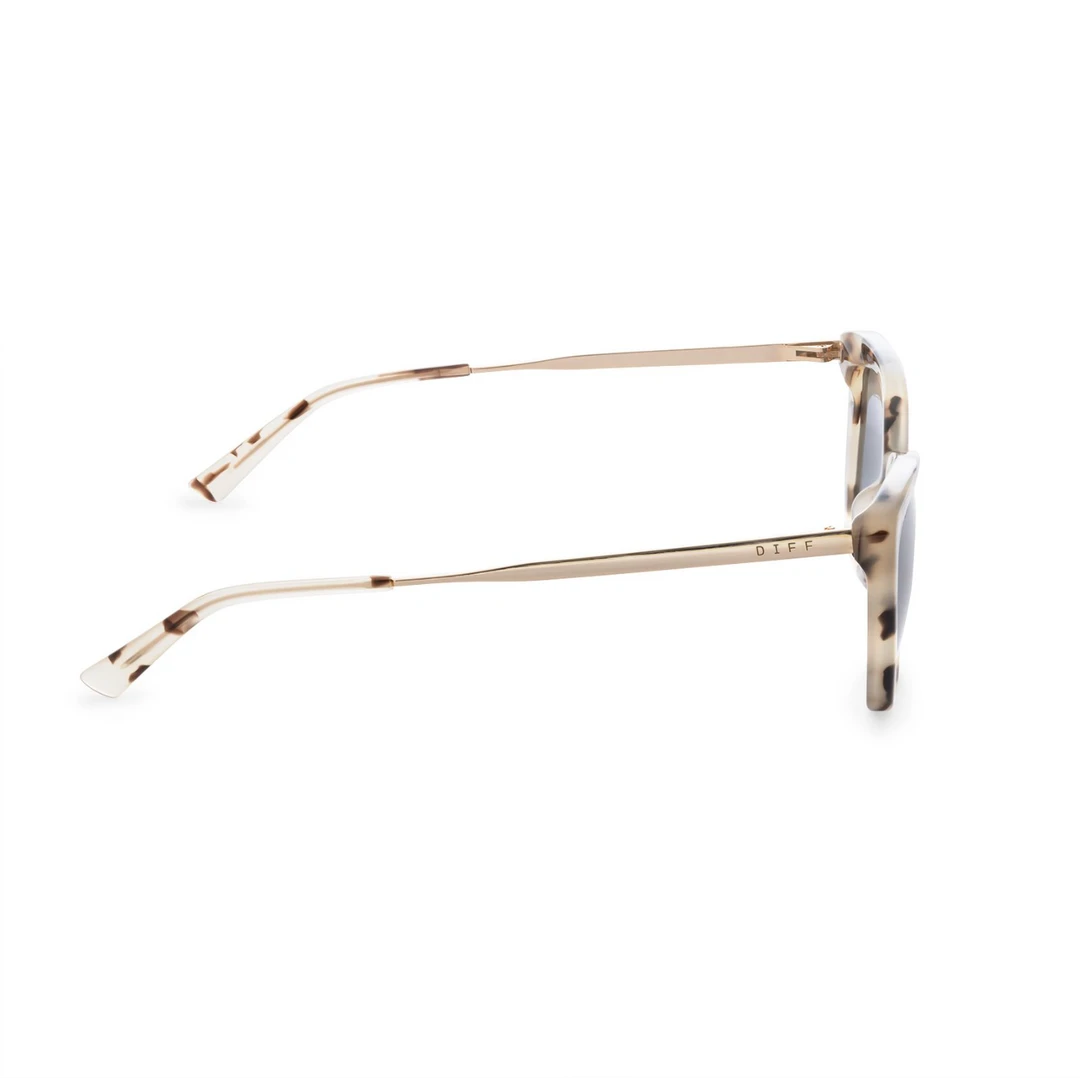 DIFF Eyewear Becky Ii Cream Tort Grey Lense Polarized 6 DIFF Eyewear Becky Ii Cream Tort Grey Lense Polarized