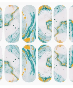 Ivy & Ash Green Marble Foil Wrap