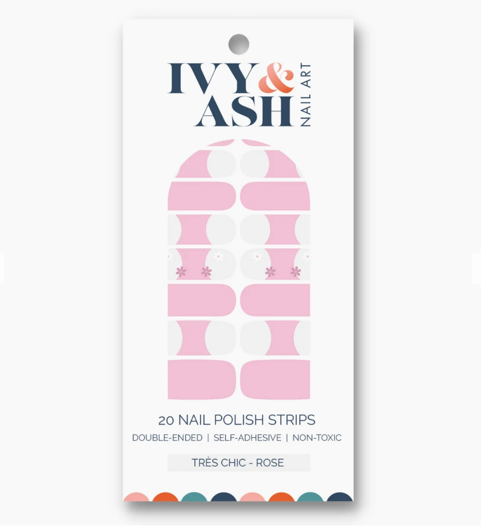 Ivy & Ash Rose French Tip Daisy 3 Ivy & Ash Rose French Tip Daisy