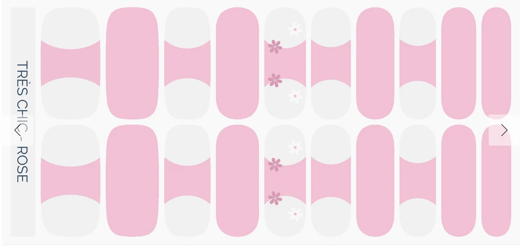 Ivy & Ash Rose French Tip Daisy 4 Ivy & Ash Rose French Tip Daisy