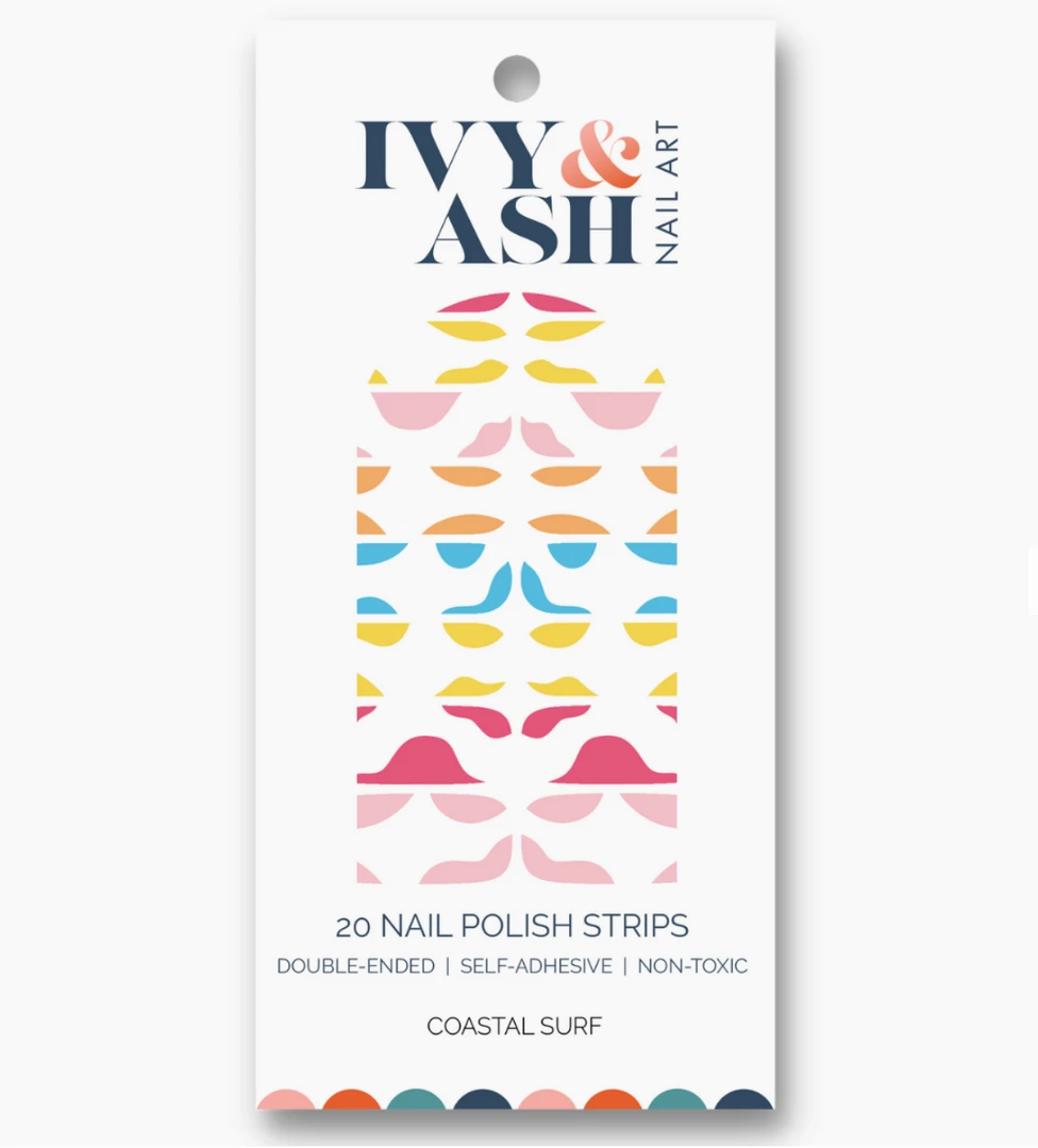 Ivy & Ash Coastal Surf Nail Wrap 3 Ivy & Ash Coastal Surf Nail Wrap