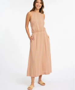 Splendid Bristol Dress Red Rock Stripe