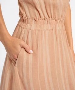 Splendid Bristol Dress Red Rock Stripe