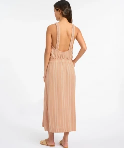 Splendid Bristol Dress Red Rock Stripe