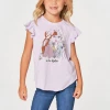 Chaser Girls Frozen Flutter Sleeve Tee Posy