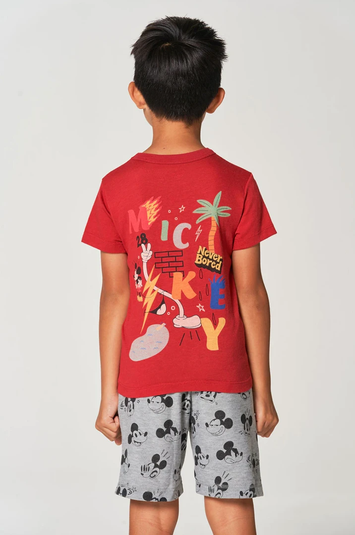 Chaser Boys Mickey Cloud SS Tee Cardinal 4 Chaser Boys Mickey Cloud SS Tee Cardinal