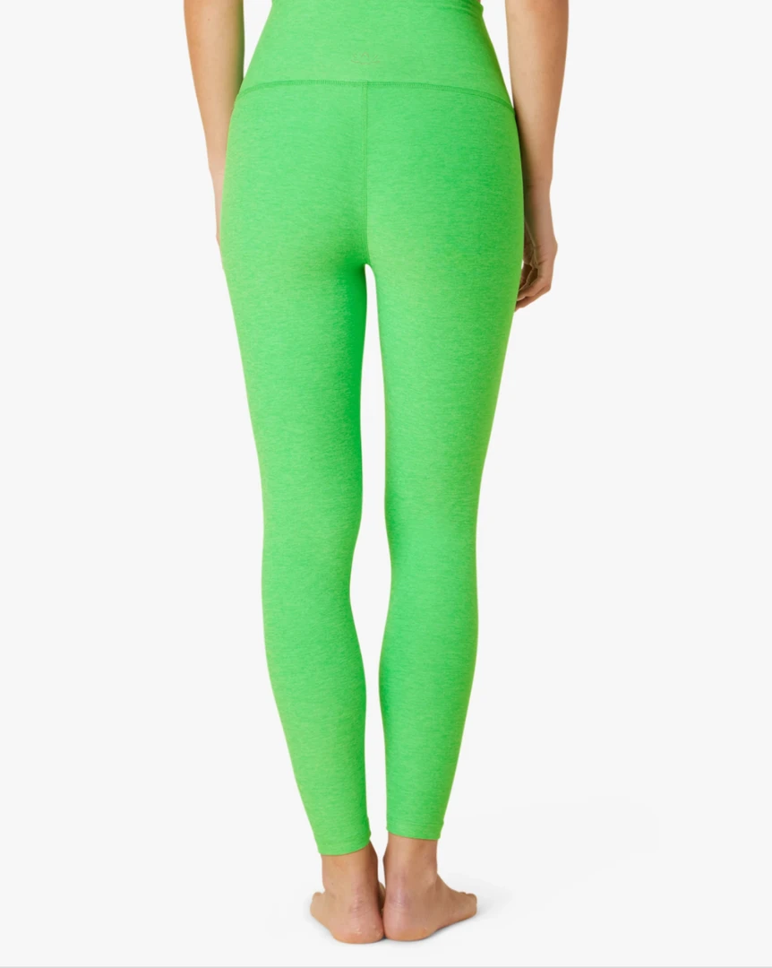Beyond Yoga Spacedye High Waisted Midi Legging Honeydew Pop Heather 4 Beyond Yoga Spacedye High Waisted Midi Legging Honeydew Pop Heather