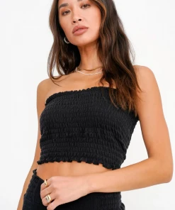 Project Social T Falling For You Tube Top Black