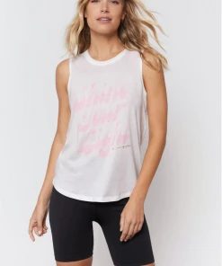 Spiritual Gangster Shine Muscle Tank Stone