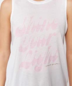 Spiritual Gangster Shine Muscle Tank Stone