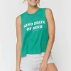 Spiritual Gangster Kind Crop Tank Heather Verde 2 Spiritual Gangster Kind Crop Tank Heather Verde