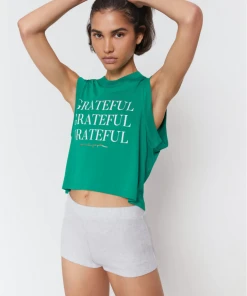 Spiritual Gangster Grateful Box Tank Verde