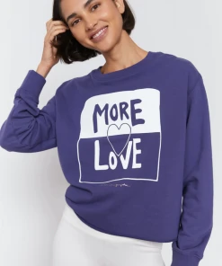 Spiritual Gangster Mazzy Pullover Sweatshirt Indigo