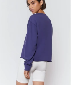 Spiritual Gangster Mazzy Pullover Sweatshirt Indigo