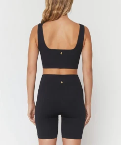 Spiritual Gangster Amara Wide Rib Bra Black