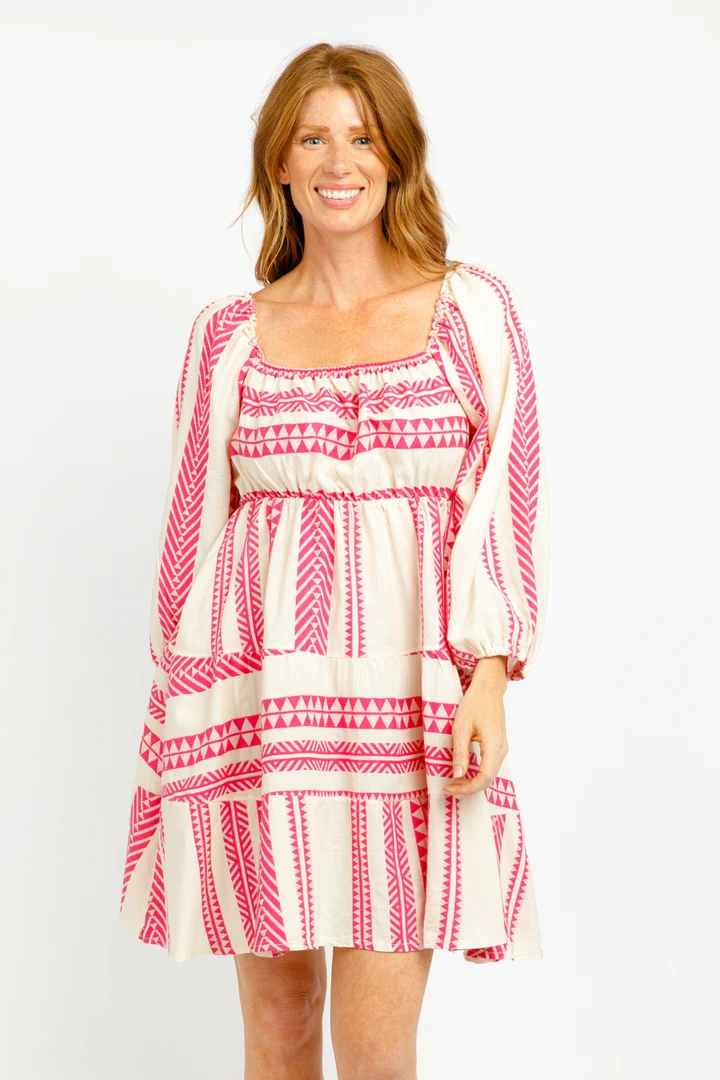 Sofia Sophia Collection Cabo Dress Fuchsia 4 Sofia Sophia Collection Cabo Dress Fuchsia