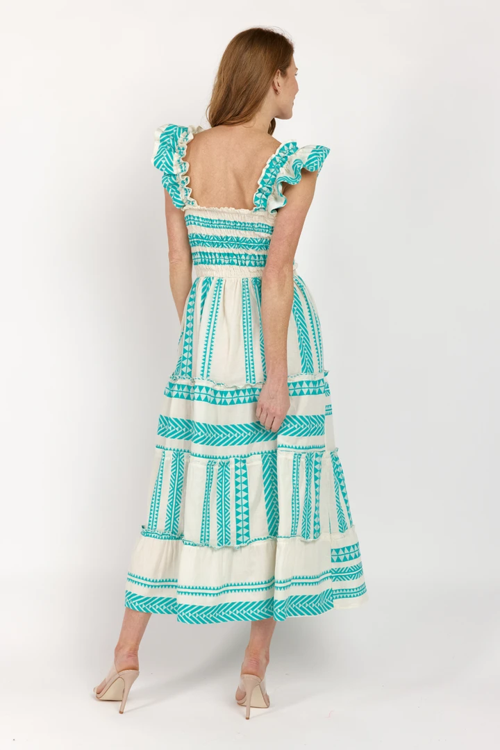 Sofia Prada Dress Turquoise 4 Sofia Prada Dress Turquoise