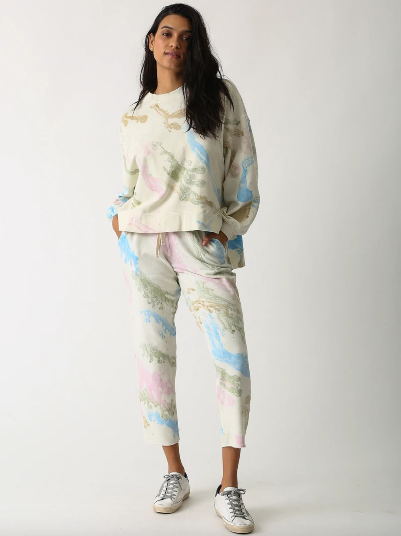 Electric&Rose Nell Sweatshirt Marble New Arrivals 3 Electric&Rose Nell Sweatshirt Marble New Arrivals