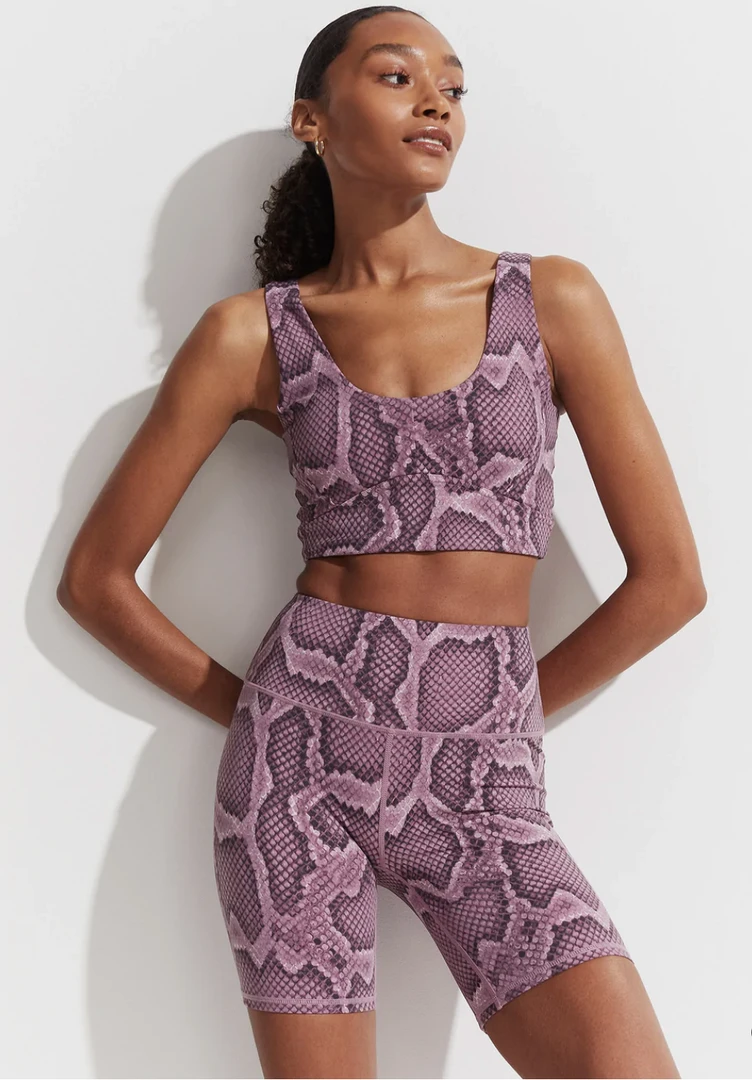 Varley Let's Go Short 7 Mesa Rose Snake 3 Varley Let's Go Short 7 Mesa Rose Snake