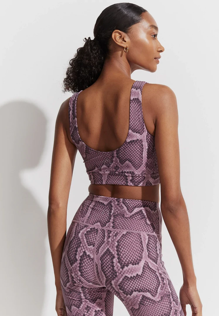 Varley Let's Go Elsie Bra Mesa Rose Snake 4 Varley Let's Go Elsie Bra Mesa Rose Snake