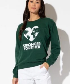 Sub_Urban Riot Stronger Together Sweatshirt Emerald Green
