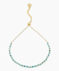 Gorjana Power Gemstone Brooks Bracelet For Inspiration Gold Apatite