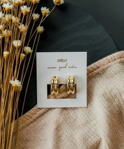 JaxKelly Gifting Golden Hoop- Bold