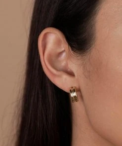 JaxKelly Gifting Golden Hoop- Bold