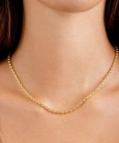 Gorjana Brooks Mini Necklace Gold