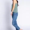 P.J. Salvage Satin Sister Cami Sage