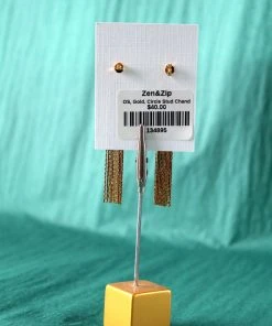 Sai Brazil Circle Stud Chand Earring Gold