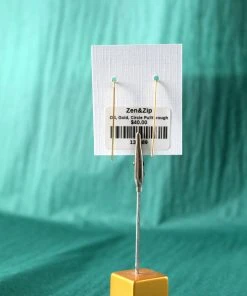 Sai Brazil Circle Pullthrough Earring Gold