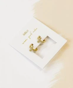 JaxKelly Cross Pave Huggie