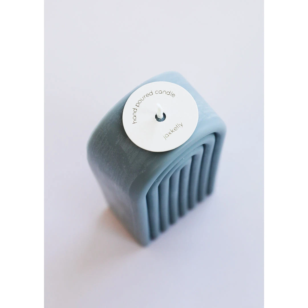 JaxKelly Tall Arch Grey Candle 4 JaxKelly Tall Arch Grey Candle