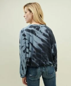 Splendid Flynn Sweater Blue Tie Dye