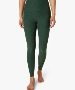 Beyond Yoga High Waisted Midi Forest Green
