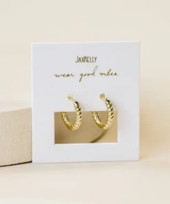 JaxKelly Golden Rope Hoop Gifting