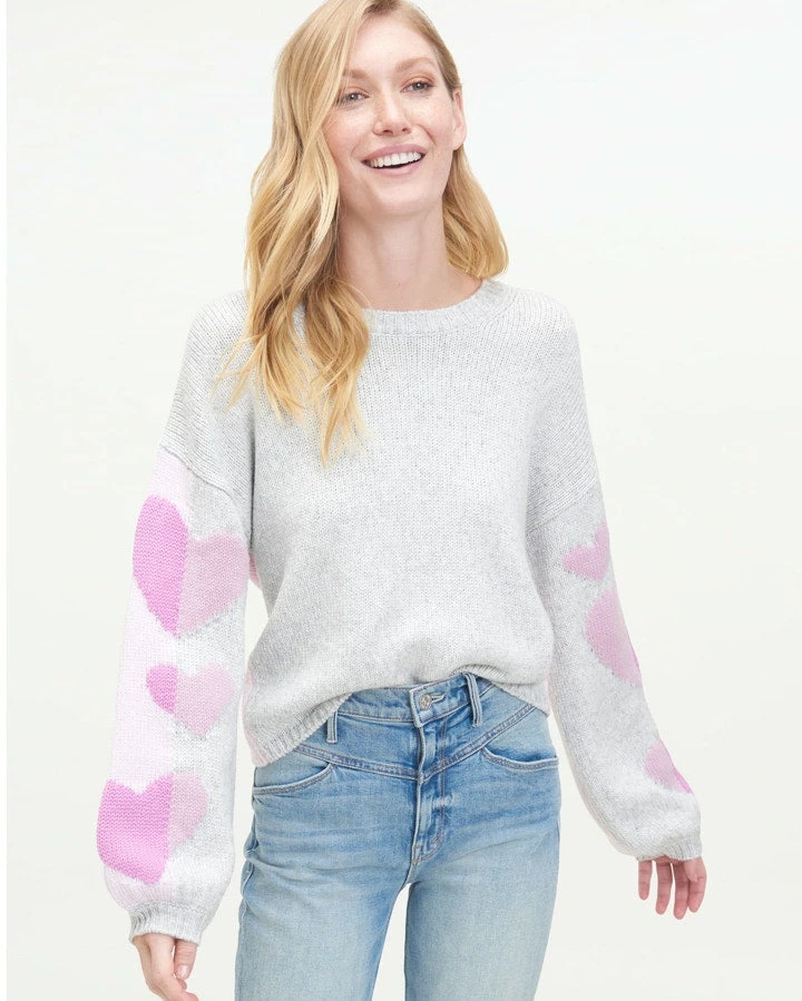 Splendid Coming And Going Heart Sweater 3 Splendid Coming And Going Heart Sweater