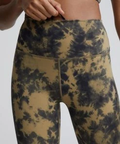 Varley Let's Go High Rise 25 Flaxen Tie Dye