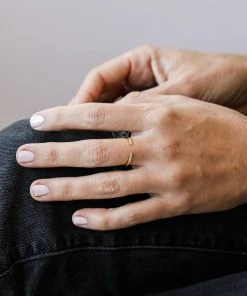 JaxKelly Open Pavé Ring