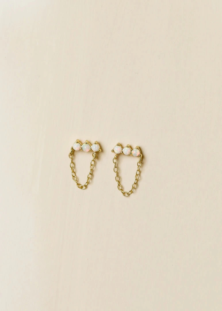 JaxKelly Stud -Opal Chain 3 JaxKelly Stud -Opal Chain