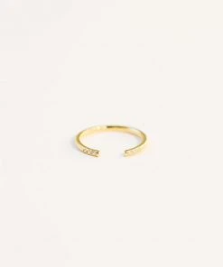 JaxKelly Open Pavé Ring