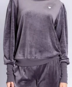 P.J. Salvage Velour Vanity Longsleeve Stone