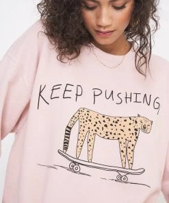 Project Social T Keep Pushing French Rose