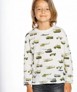 Chaser Boys Longsleeve Crew Salt