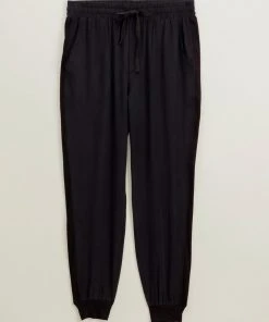 Splendid Silk Jogger Black