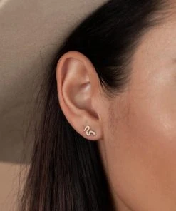 JaxKelly Snake Pavé Stud