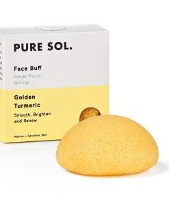 Pure Sol Tumeric Facial Konjac Sponge