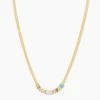Gorjana Gifting Venice Gem Necklace Gold