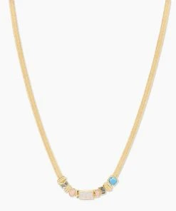 Gorjana Gifting Venice Gem Necklace Gold